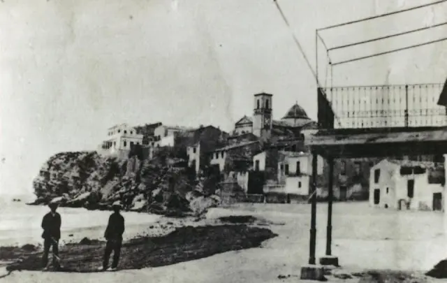 Una de las fotografías más antiguas de Benidorm.